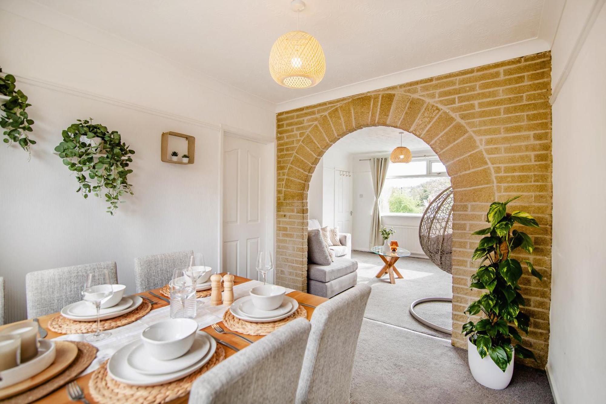 שפילד Serene Boho Retreat: White Oak Charm House 7Ppl מראה חיצוני תמונה